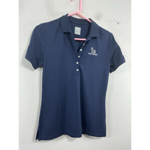 Kids Excellent Callaway Opti-dri Short Sleeve Polo Shirt Small Navy Indy 500